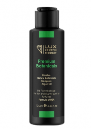 Кератин для выпрямления тонких, слегка кудрявых и пушистых волос Lux Keratin Therapy Premium Botanicals, 100 мл