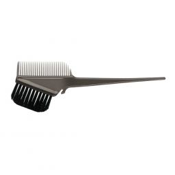 Прозрачная кисточка для окрашивания волос с расческой (черная) Comair 3011677