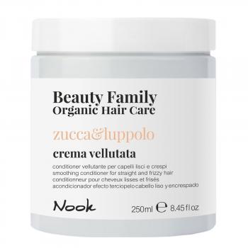 Фото Кондиционер для гладкости прямых и непослушных волос c экстрактами хмеля и тыквы Nook Beauty Family Organic Hair Care Zucca & Luppolo Crema Vellutata, 250 мл