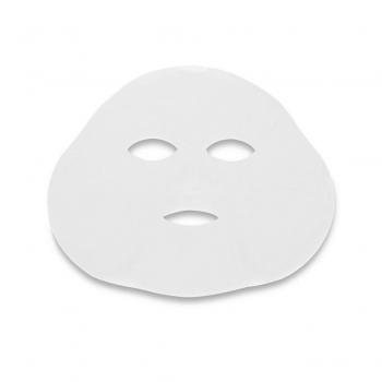 Фото Косметическая гладкая маска - салфетка с отверстиями для глаз и рта из спанлейса Doily