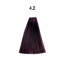 Краска для волос № 4.2  Фиолетовый шатен  Kaaral Maraes Vegan Color, 100 мл #2