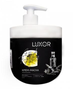 Фото Безсульфатная крем-маска для ослабленных и склонных к ломкости волос с чесноком и маслом чиа Luxor Professional, 1000 мл
