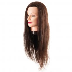 Манекен для причесок с натуральными волосами 55-60 см Eurostil
