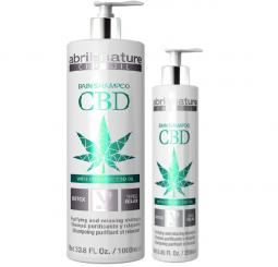 Шампунь-детокс с коноплянным маслом Abril et Nature Bain Shampoo CBD Cannabis Oil