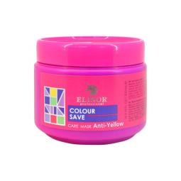 Маска для холодных оттенков волос Elinor Colour Save Anti-Yellow Care Mask, 500 мл