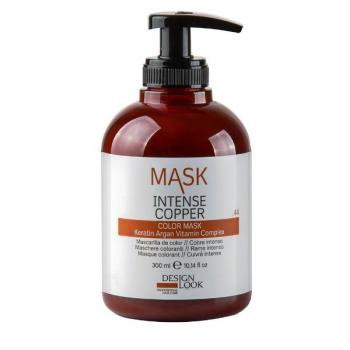 Фото Маска для волос цветная Intense Copper с кератином Design Look Mascarilla Color Mask Intense Copper .44