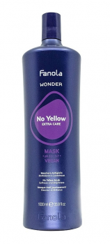 Фото Маска для волос  Антижелтая  Fanola Wonder No Yellow Extra Care Mask, 1000 мл