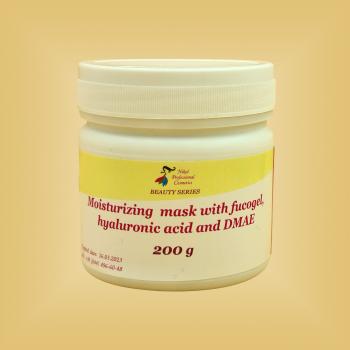 Фото Экстраувлажняющая маска для лица с фукогелем, гиалуроновой кислотой и DMAE Nikol Professional Cosmetics, 200 мл