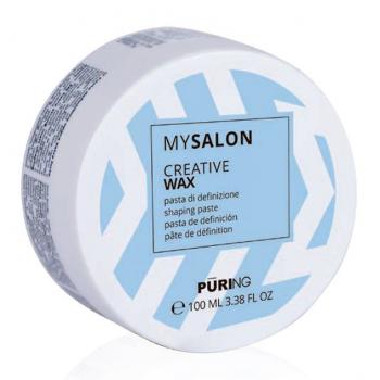 Фото Моделирующий воск-паста сильной фиксации для волос Puring MySalon Creative Wax, 100 мл