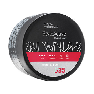 Фото Моделирующая паста для волос сильной фиксации ERAYBA STYLE ACTIVE S35 Extreme Gum