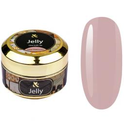 Моделирующий гель-желе для ногтей "Cappuccino" F.O.X Jelly Cover, 15 мл