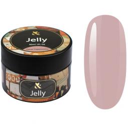 Моделирующий гель-желе для ногтей "Cappuccino" F.O.X Jelly Cover, 30 мл