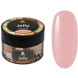 Моделирующий гель-желе для ногтей "Pink" F.O.X Jelly Cover, 30 мл