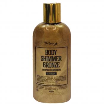 Фото Молочко с шиммером для тела Body Shimmer оттенок бронза Top Beauty, 100 мл