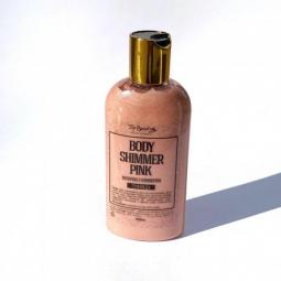 Молочко с шиммером для тела Body Shimmer оттенок розовый Top Beauty, 100 мл