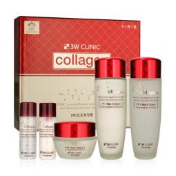 Набор для ухода за кожей лица с коллагеном 3W Clinic Collagen Skin Care 3 Items Set