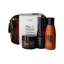 Набор дорожный для волос с маслом арганы LAKME K.Therapy Bio Argan Travel Pack, 100 мл + 50 мл + 50 мл