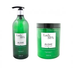 Набор увлажняющий и укрепляющий для ухода за волосами "Сила водорослей"  Profis Lady Spa Аlgae