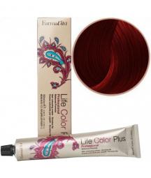 Перманентная крем-краска для волос № 6.666 "Темный блондин карминовый красный" FarmaVita Life Color Plus