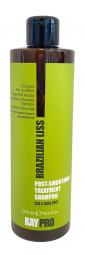 Шампунь для поддержания гладкости выпрямленных волос KayPro Brazilian Liss, 500 мл