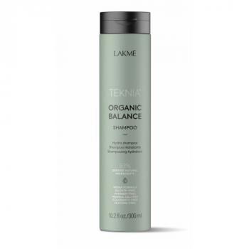 Фото Бессульфатный увлажняющий шампунь для волос ежедневного использования LAKME Teknia Organic Balance Shampoo, 300 мл