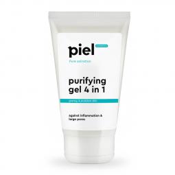 Очищающий и сужающий поры гель для умывания проблемной кожи лица Piel Cosmetics Pure Salvation Purifying Gel Cleaner 4 in 1