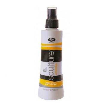 Фото Жидкость для блеска волос легкой фиксацией с экстрактами ивы и мёда Lisap Sculture Sleek Spray