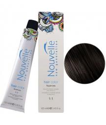 Перманентная крем-краска для волос № 2 "Очень темно-коричневый" Nouvelle Hair Color