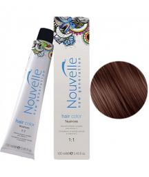 Перманентная крем-краска для волос № 5/35 "Светло-золотистый коричневый красного дерева" Nouvelle Hair Color