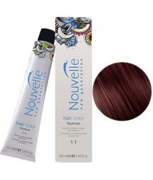 Перманентная крем-краска для волос № 5/4 "Светлый медно-каштановый" Nouvelle Hair Color