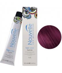 Перманентная крем-краска для волос № 6/20 "Темно-фиолетовый русый" Nouvelle Hair Color