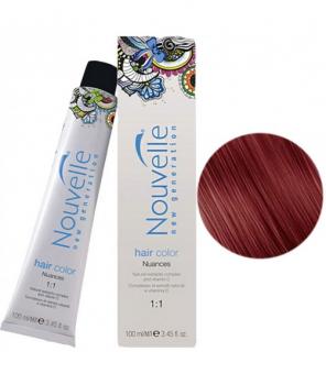 Фото Перманентная крем-краска для волос № 6/45  Темно-медный красного дерева русый  Nouvelle Hair Color