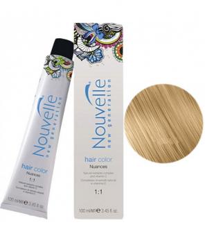 Фото Перманентная крем-краска для волос № 9/0  Насыщенный платиновый блондин  Nouvelle Hair Color