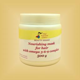 Питательная маска для волос с комплексом омега 3-6-9 Nikol Professional Cosmetics, 500мл