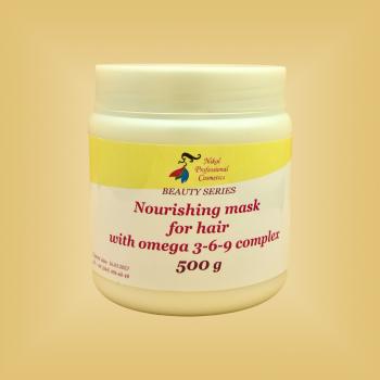 Фото Питательная маска для волос с комплексом омега 3-6-9 Nikol Professional Cosmetics, 500мл