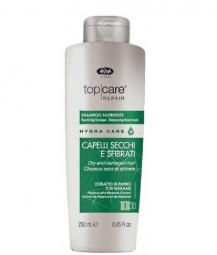 Питательный бессульфатный шампунь для поврежденных и сухих волос Lisap Top Care Repair Hydra Care Nourishing Shampoo