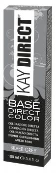 Фото Полуперманентная краска прямого окрашивания BASE  Серебристо серый  KayDirect KayPro, 100 мл