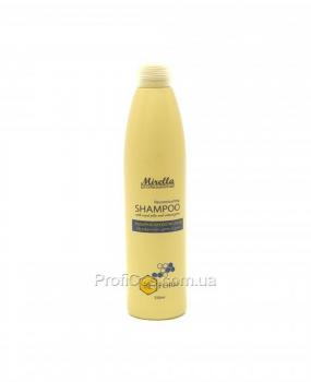 Фото Восстанавливающий шампунь для волос с маточным молочком и пшеничными протеинами Mirella professional