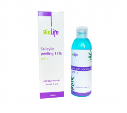 Салициловый пилинг для лица 15% ТМ BioLife, 100 мл