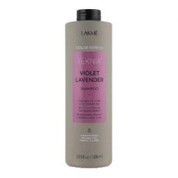 Шампунь для обновления цвета фиолетовых оттенков волос с цветами лаванды LAKME Teknia Color Refresh Violet Lavender Shampoo, 1000 мл