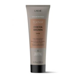 Маска для обновления цвета коричневых оттенков волос с экстрактом какао LAKME Teknia Color Refresh Cocoa Brown Mask, 250 мл