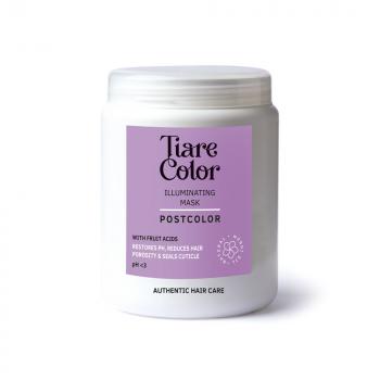 Фото Маска для сияния и сохранения цвета окрашенных волос с фруктовыми кислотами Tiare Color Postcolor Illuminating Mask