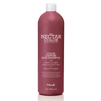 Фото Закрепляющий шампунь после окрашивания волос с экстрактом киноа Nook The Nectar Color Color Capture Acid Shampoo, 1000 мл