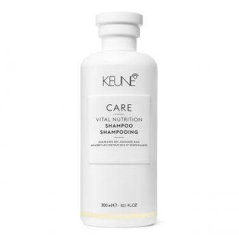 Фото Шампунь для сухих и поврежденных волос  Основное питание  с провитамином В5 и протеинами пшеницы Keune Care Vital Nutrition Shampoo