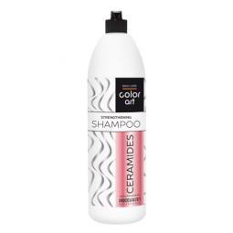 Укрепляющий шампунь для волос с керамидами Prosalon Basic Care Color Art Strengthening Shampoo Ceramides, 1000 мл