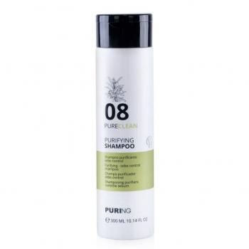 Фото Себорегулирующий шампунь для жирных волос с пироктон оламином Puring 08 Pureclean Purifying Shampoo, 300 мл