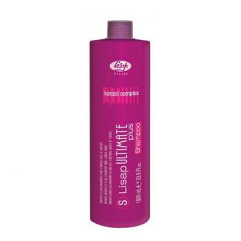 Фото Разглаживающий шампунь для волнистых волос с керамидами и витаминами Lisap Ultimate Plus Taming Shampoo
