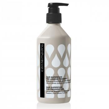 Фото Шампунь универсальный для всех типов волос с маслами облепихи и маракуйи Contempora Frequdent Use Universal Shampoo,  500 мл