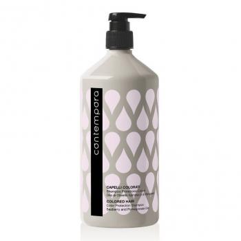 Фото Шампунь для сохранения цвета волос с маслами облепихи и граната Contempora Colored Hair Shampoo, 1000 мл