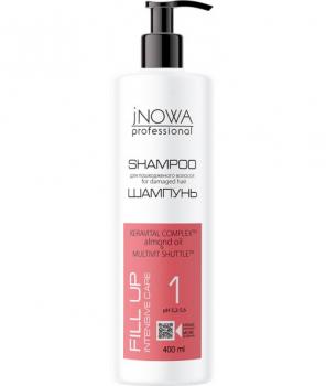Фото Интенсивно восстанавливающий шампунь для поврежденных волос jNOWA Professional Fill Up Shampoo, 400 мл